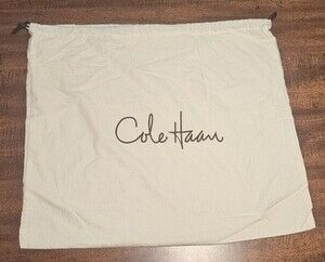 Cole Haan Purse Dust Bag Case Protector Storage Beige Brown Bag 21"x18.5"